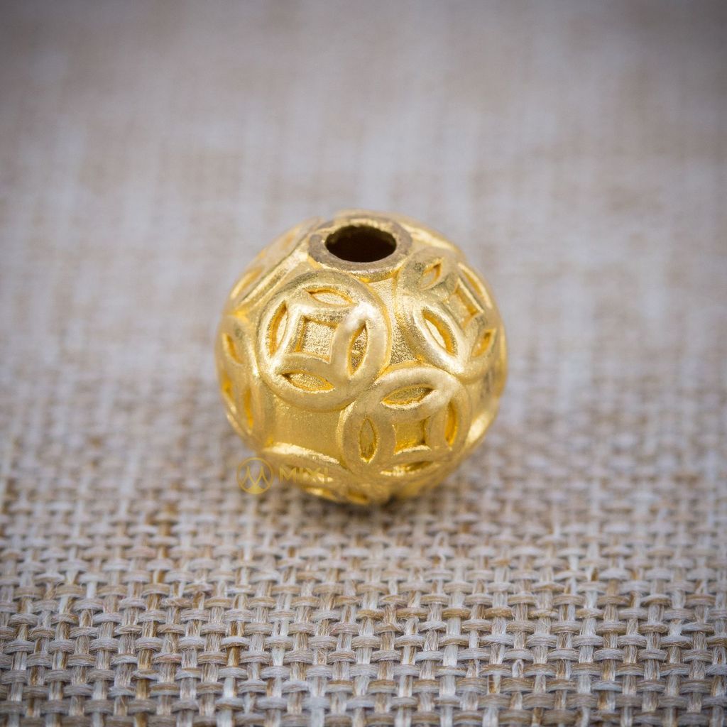 Charm Bi Kim Tiền Vàng 24k