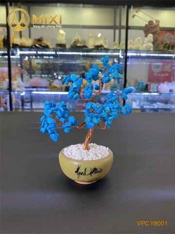 Cây Tài Lộc Đá Amazonite Mini