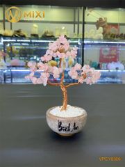 Cây Tài Lộc Thạch Anh Hồng Mini