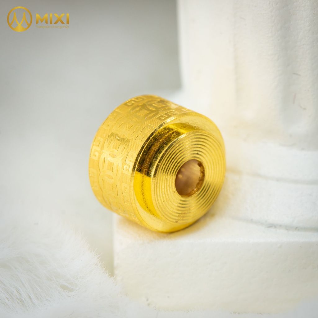 Charm Trục Kim Tiền Vàng 24K