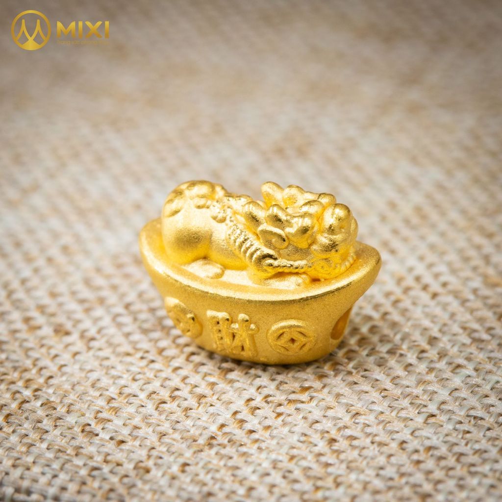 Charm Tỳ Hưu Thỏi Vàng 24K