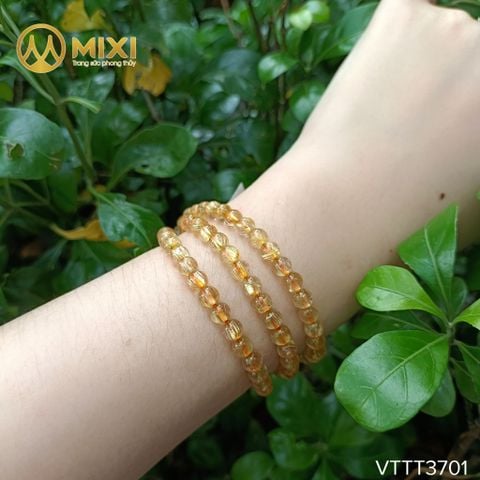 Chuỗi 3 Vòng Đá Thạch Anh Tóc Vàng 2A