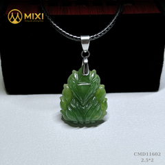 Mặt Dây Hồ Ly Ngọc Nephrite 3A Chúa