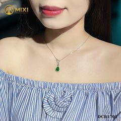 Dây chuyền Bạc 925 Hồ Lô Ngọc Jade A Siêu Vip