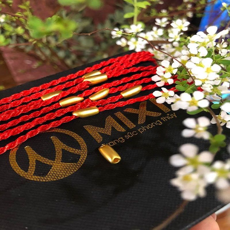 Charm Hạt Gạo Vàng 24K