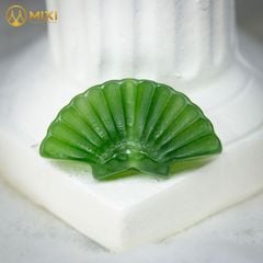 Mặt Đá Ngọc Bích Nephrite Hình Quạt