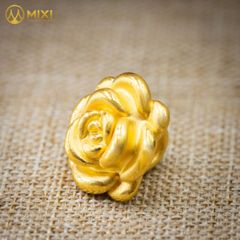 Charm Hoa Hồng Vàng 24K
