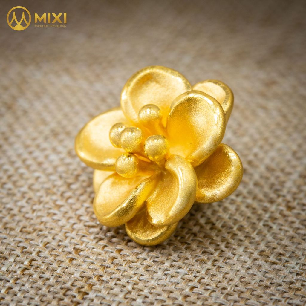 Charm Hoa Mai Vàng 24K