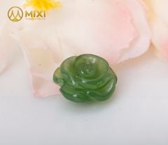 Mặt Dây Hoa Mẫu Đơn Ngọc Bích Nephrite