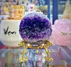 Hốc Tròn Đá Thạch Anh Tím 2A