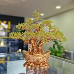 Cây Tài Lộc Peridot Thỏi Vàng