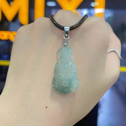 Mặt Dây Phật Quan Âm Ngọc Cẩm Thạch 3A