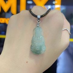 Mặt Dây Phật Quan Âm Ngọc Cẩm Thạch 3A
