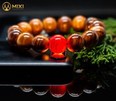 Vòng Tay Gỗ Huyết Long Nu