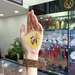 Lá Bồ Đề Màu Vàng In Chữ
