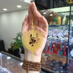 Lá Bồ Đề Màu Vàng In Chữ