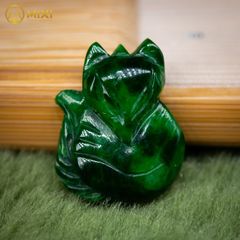 Mặt Dây Hồ Ly Ngọc Sơn Thủy 1 Màu