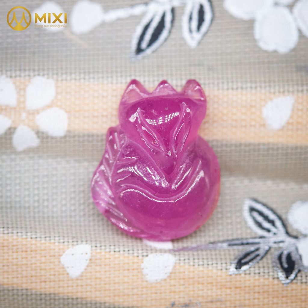 Mặt Dây Hồ Ly Ruby 2A