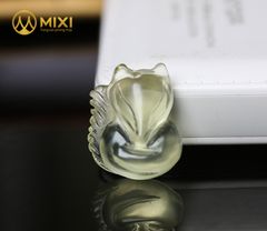 Mặt Dây Hồ Ly Thạch Anh Vàng 2A