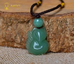 Mặt Dây Hồ Ly Thạch Anh Xanh 2A