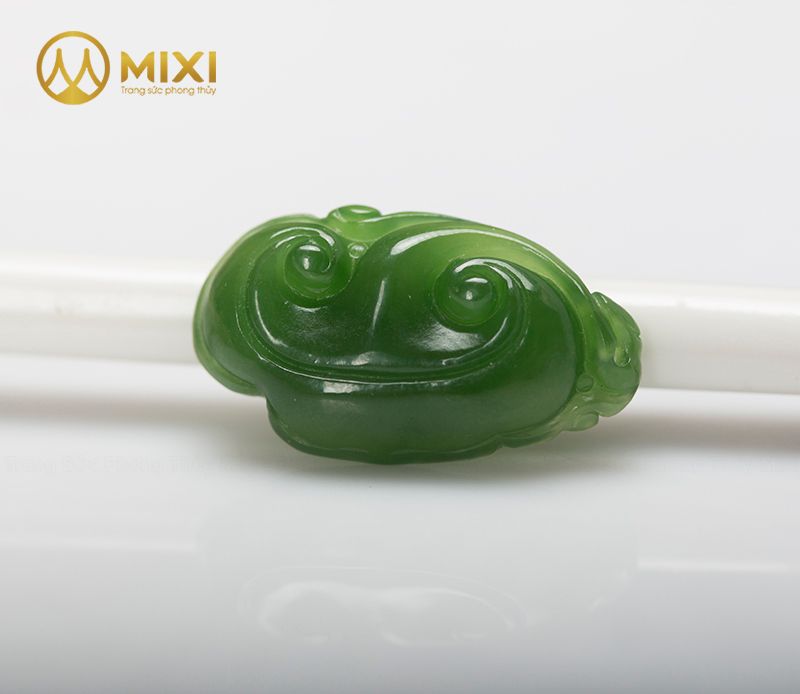 Mặt Đá Ngọc Bội Như Ý Nephrite