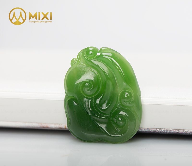 Mặt Đá Ngọc Bội Như Ý Nephrite