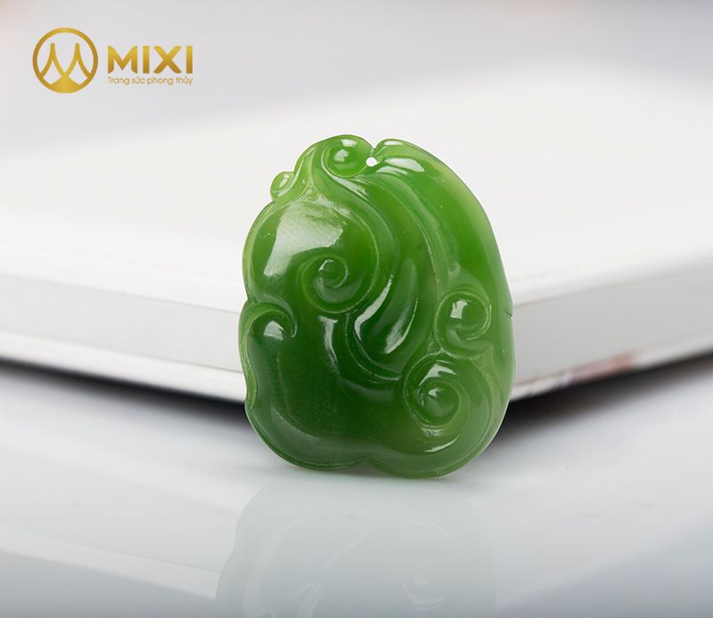 Mặt Đá Ngọc Bội Như Ý Nephrite