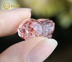 Mặt Dây Tỳ Hưu Thạch Anh Super Seven 1A