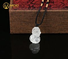 Mặt Dây Tỳ Hưu Thạch Anh Trắng 2A
