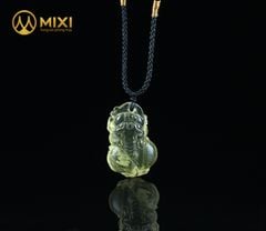 Mặt Dây Tỳ Hưu Thạch Anh Vàng 2A