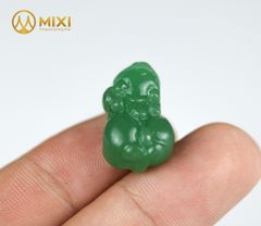Mặt Dây Tỳ Hưu Thạch Anh Xanh 2A