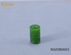 Lu Thống Ngọc Bích Nephrite Khắc Hoa Văn