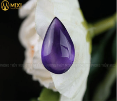 Mặt Đá Thạch Anh Tím Hình Giọt Nước