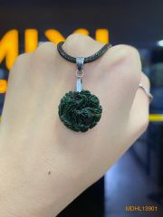 Mặt Dây Cửu Vĩ Thiên Hồ Ngọc Sơn Thủy 2A