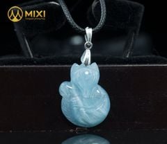 Mặt Dây Hồ Ly Aquamarine