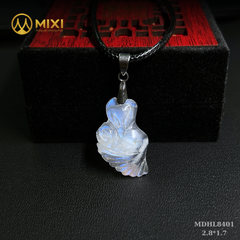 Mặt Dây Hồ Ly Mặt Trăng 2A Ôm Hoa