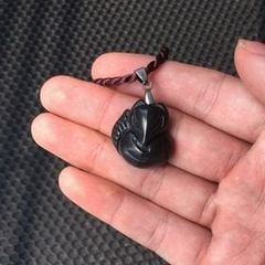 Mặt Dây Hồ Ly Núi Lửa Obsidian 1A
