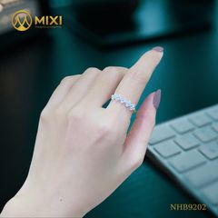 Nhẫn Nữ Bạc 5 Cỏ 4 lá