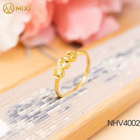 Nhẫn Nữ Mặt Kim Tiền Vàng 10K