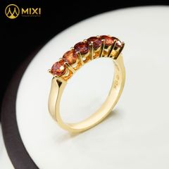 Nhẫn Nữ Saphia Hồng Kết 6 Vàng 10K