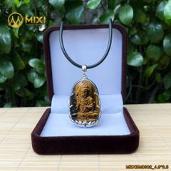 PBM Đại Thế Chí Bồ Tát Mắt Hổ Nâu Bọc Xi Vàng Trắng