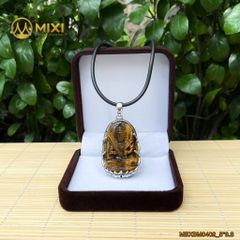 PBM Hư Không Tạng Bồ Tát Mắt Hổ Nâu Bọc Xi Vàng Trắng