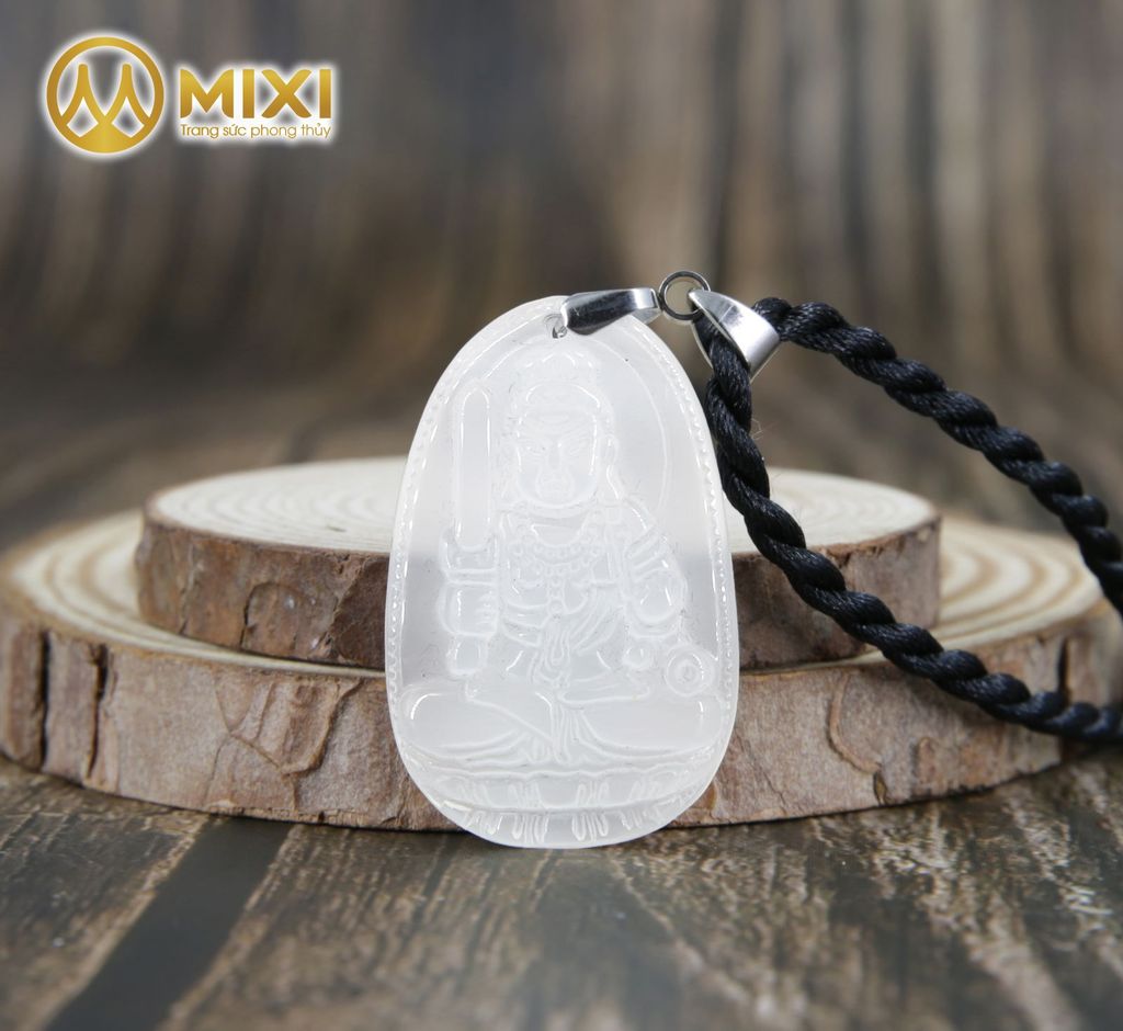PBM Bất Động Minh Vương Mã Não Trắng