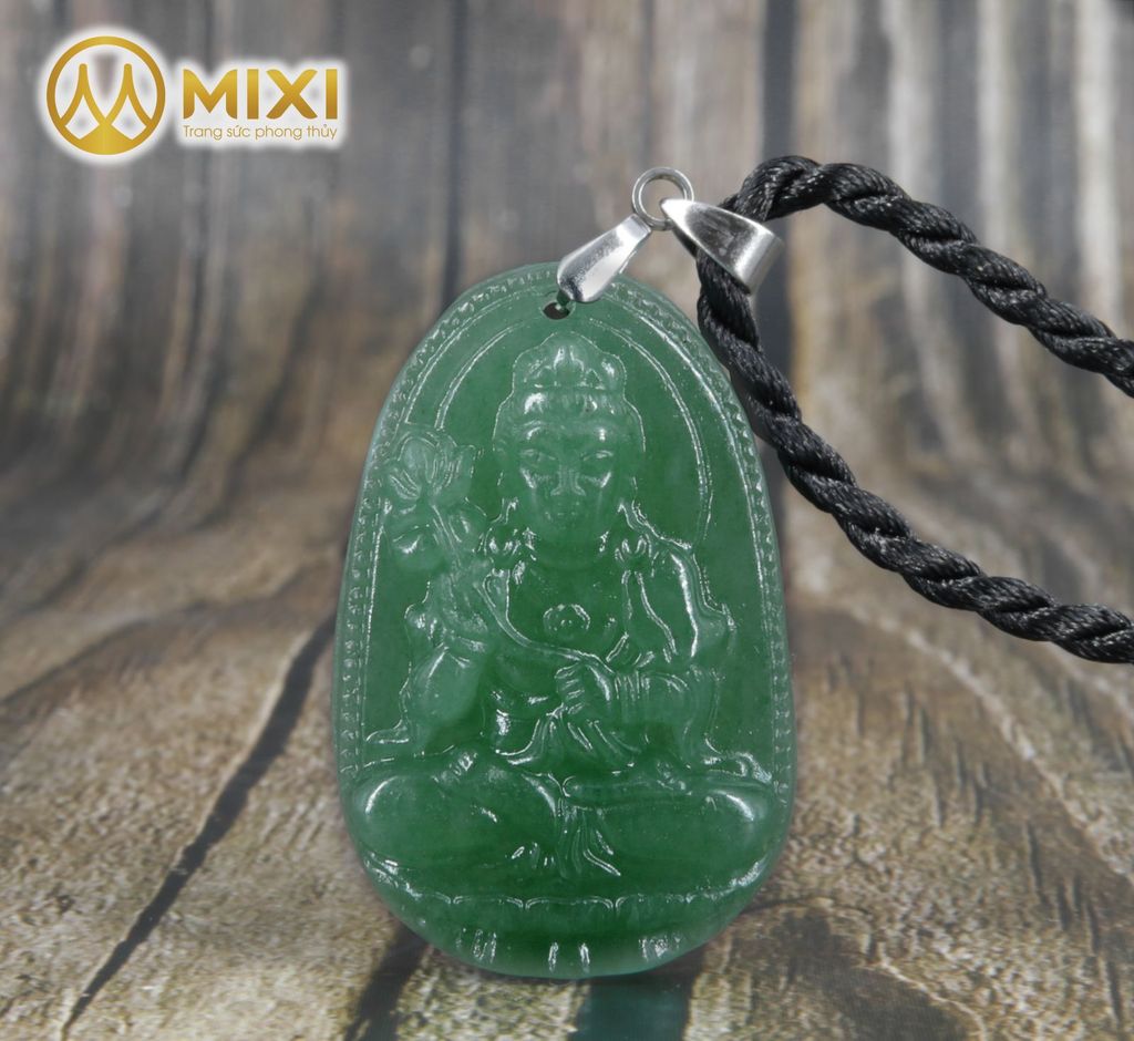 PBM Đại Thế Chí Bồ Tát Thạch Anh Xanh