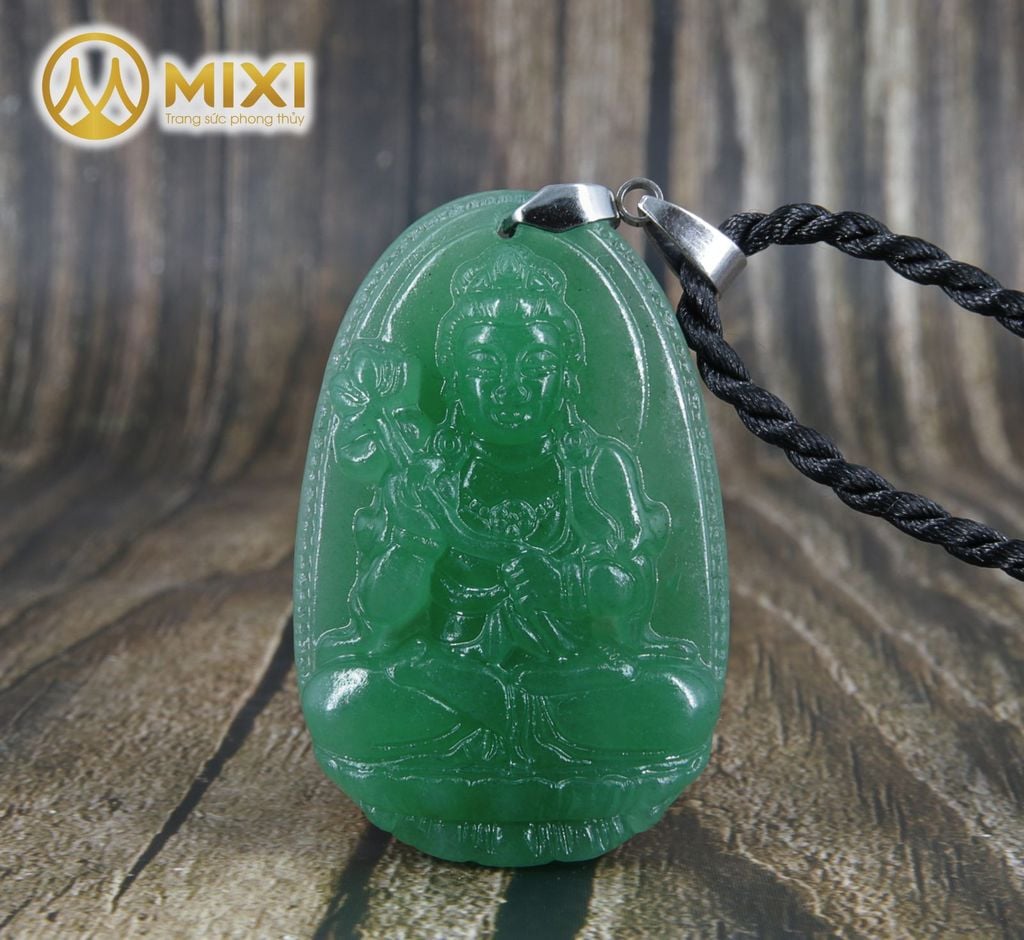 PBM Đại Thế Chí Bồ Tát Thạch Anh Xanh