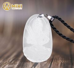 PBM Hư Không Tạng Bồ Tát Mã Não Trắng
