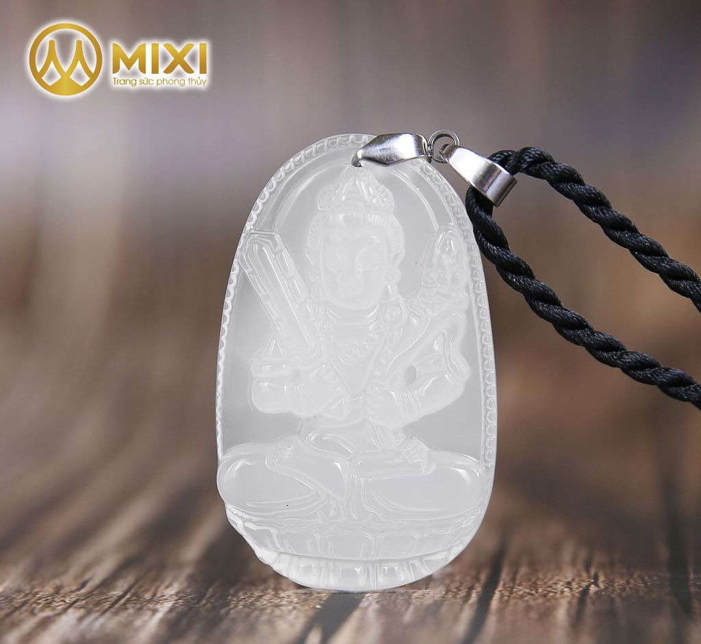 PBM Hư Không Tạng Bồ Tát Mã Não Trắng