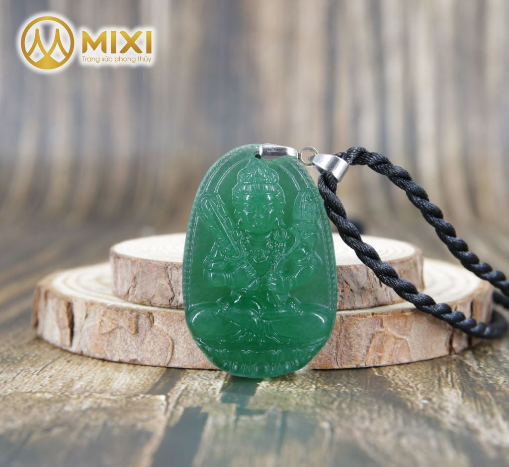 PBM Hư Không Tạng Bồ Tát Thạch Anh Xanh