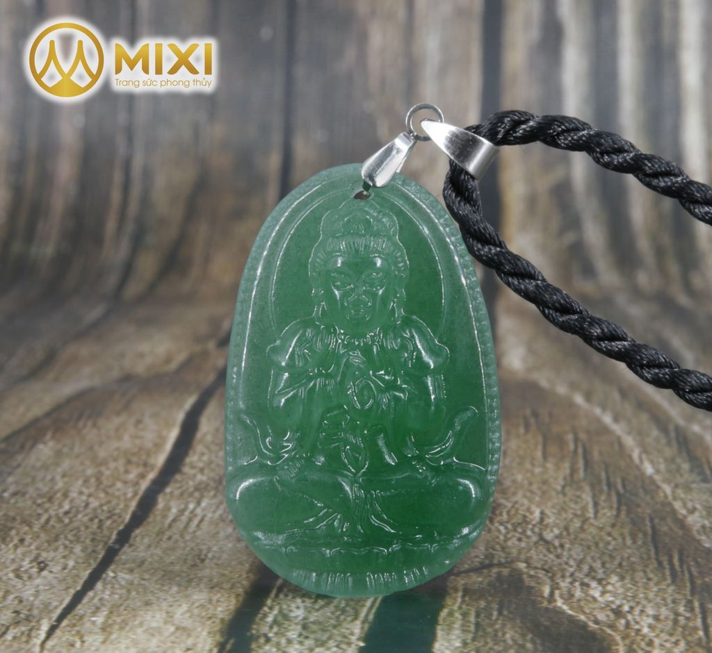 PBM Như Lai Đại Nhật Thạch Anh Xanh
