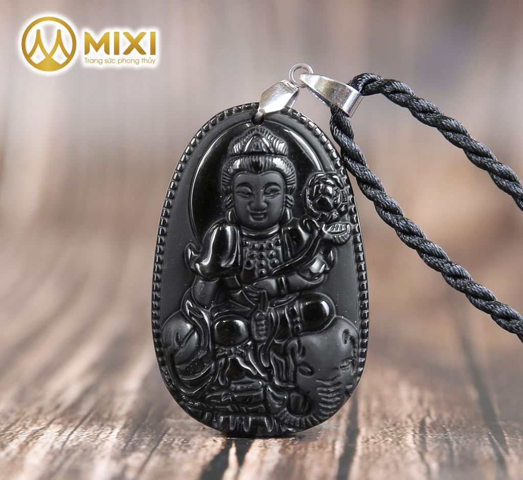 PBM Phổ Hiền Bồ Tát Núi Lửa Obsidian